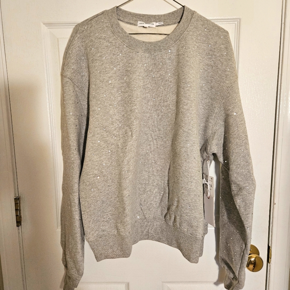 Good American Rhinestone Sweater